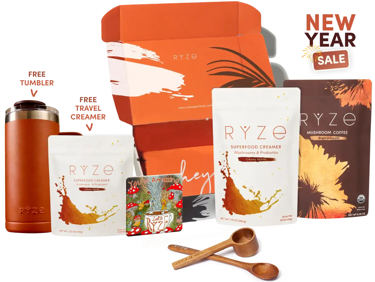 RYZE 'N Shine Bundle: Coffee + Creamer